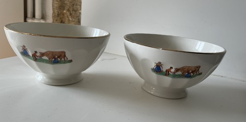 Anciens bols porcelaine - 2,