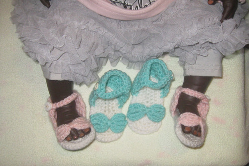 Lot paires sandales bebe - paires,