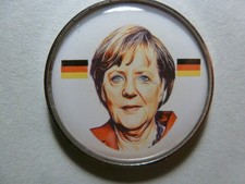 Pin STAR CELEBRITY badge rare Chancellor ANGELA MERKEL