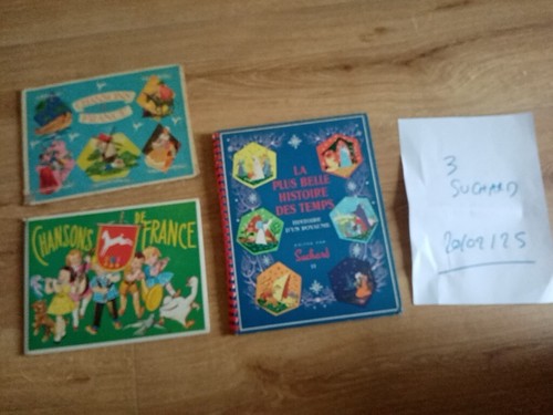 Lot albums chromos chocolat - lot,