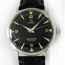 Vintage Omega Seamaster Deville Winding 33mm Men Steel Watch Ref 135.010