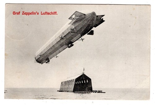 Zeppelin poste aérienne - aérienne, 1908