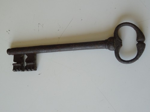 Old wrought iron key folk - iron, art