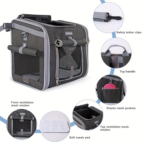 Sac dos vélo chien - vélo, chat