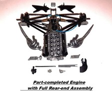 Tamiya 1/12 Williams-Renault FW14B - Part-assembled Engine & Complete Rear-end