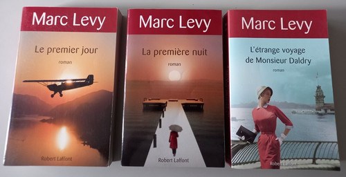 Lot trois livres marc levy - lot,