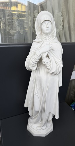 Sculpture statue vierge de - sculpture,