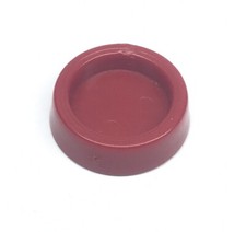 Playmobil dark red bowl for dog