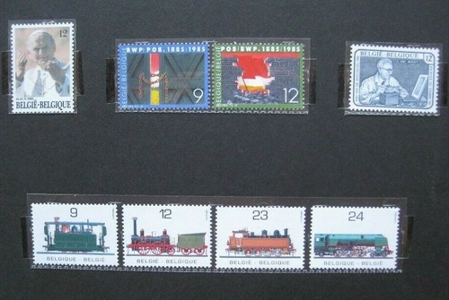 Timbres belges année 1985 - :,