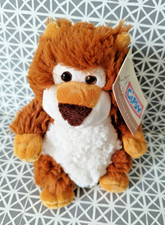 Doudou peluche écureuil blanc