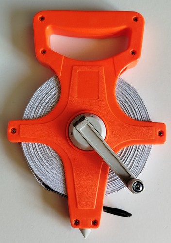Mètre ruban dérouleur 50m - mètre,