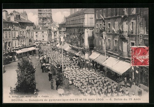 Cpa bourg concours de - concours,