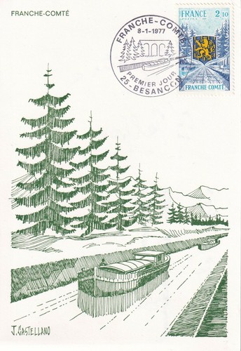 Carte postale 1er jour - carte,