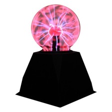 Plasma Ball Funny Science Globe Table Glowing Lamp Glitter Lighting
