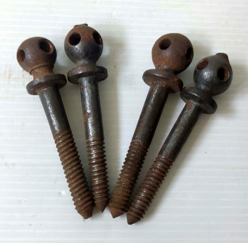 Lot vis tire fonds fer - 4, tire-fonds