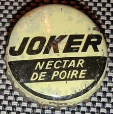Antique PEAR NECTAR House JOKER-MALVOISIN Fruit Juice Capsule 