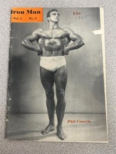 IRONMAN bodybuilding muscle magazine PHIL COURTIS Vol. 6 No. 5