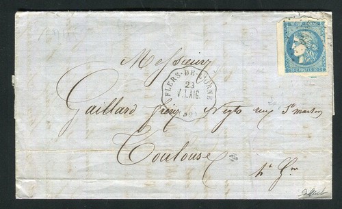Rare lettre flers pour - lettre,