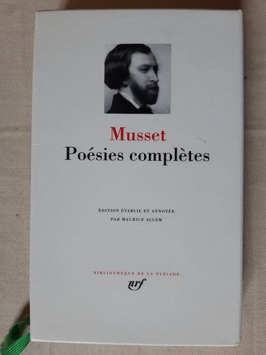 Musset poésies complètes - poésies,