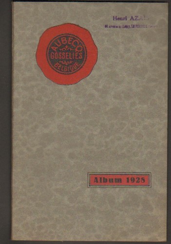 Gosselies catalogue - gosselies, (belgique)