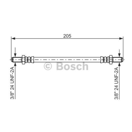 Bosch tuyau frein arrière - de,