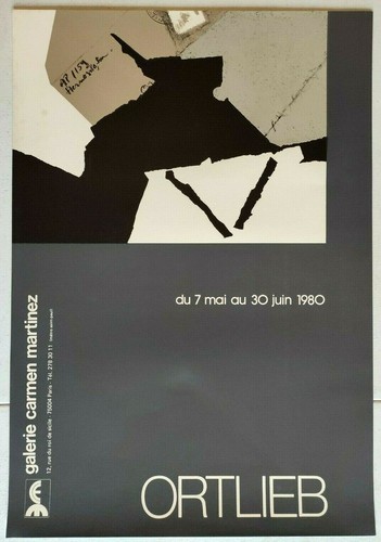 Affiche art expo ortlieb - -,