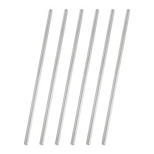 6 Pcs Tige acier inox 3.17mm x