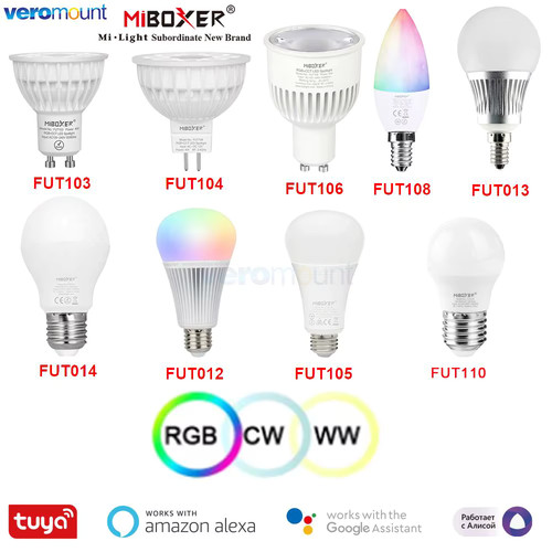 Ampoule led miboxer rgb cct - ampoule,