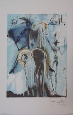 Salvador DALI: The Don Quixote Horses - Signed Lithograph