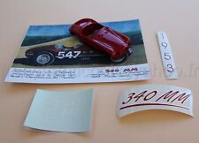 NC' Car Ferrari 340MM 547 Rooster Red Collector 1/43 Heco Miniatures Castle