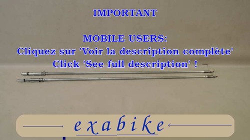 Tiges reglage fourche - tiges,