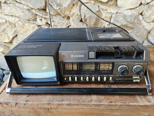 Silver télévision portable - silver,
