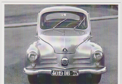 Carte postale renault 4cv - postale,