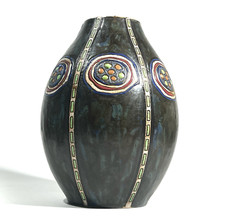 Keramis sandstone signed La Maitrise Dufrene Catteau Art Deco 1925-30 era Primavera