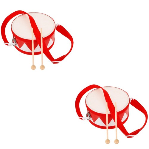 2sets multi color wooden snare - multi,