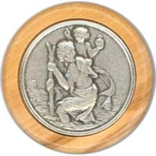 SAINT CHRISTOPHE PLAQUE AUTO