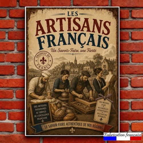 Plaque aluminium vintage les - aluminium,