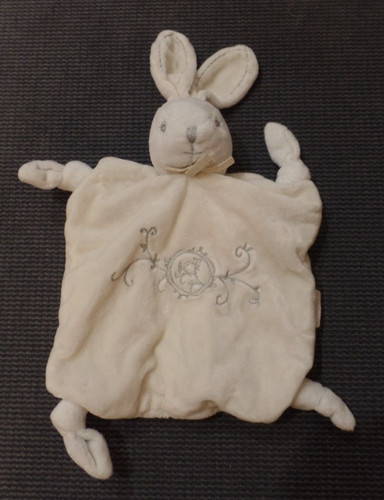 B1g doudou lapin plat crème - b1g,
