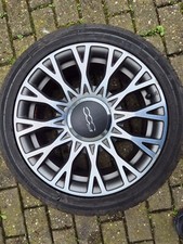1x Fiat 500 51840487 51902573 51902574 D264 2338 Alloy Wheel + Cover 6.5x16 ET35