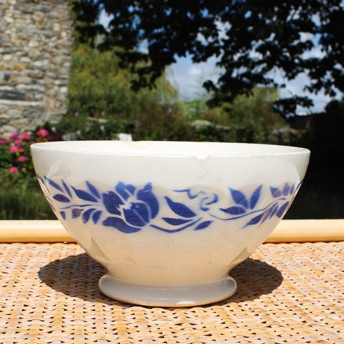 Ancien gros bol soupe - à, à