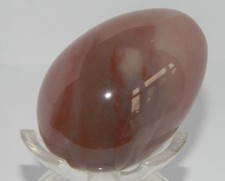 Russe Authentique Rose Rhodonite Sculpté Agate Oeuf de Pâques