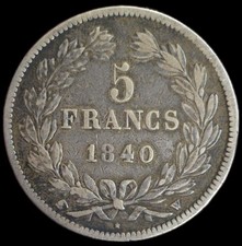 5 Francs Louis-philippe 1er
