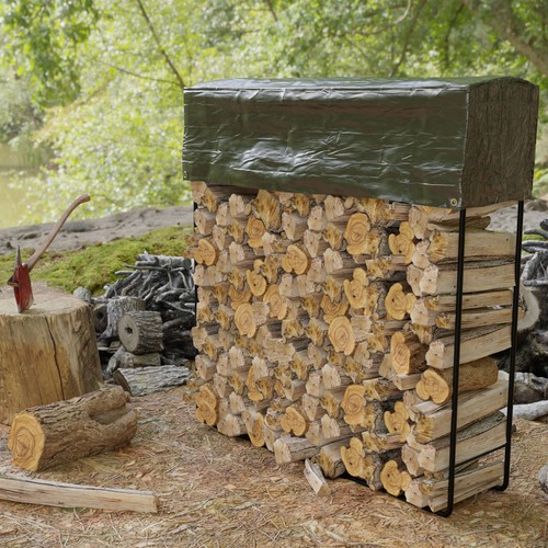 étagère bois cheminée - en, de