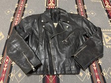 Vintage Dirk Bikkembergs 52 Moto Biker Leather Jacket Italy T33