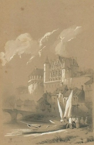 Château amboise dessin - d'amboise,