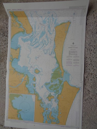 Carte marine moreton - /,