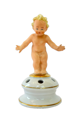 Pique fleurs porcelaine carl - porcelaine,