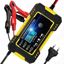 Chargeur régulateur de batterie auto moto bateau camping-car camion.