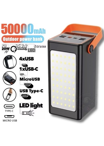 50000mah portable power bank - 50000mah,