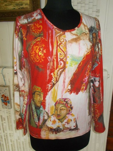 Y2k shirt coton rouge - y2k,